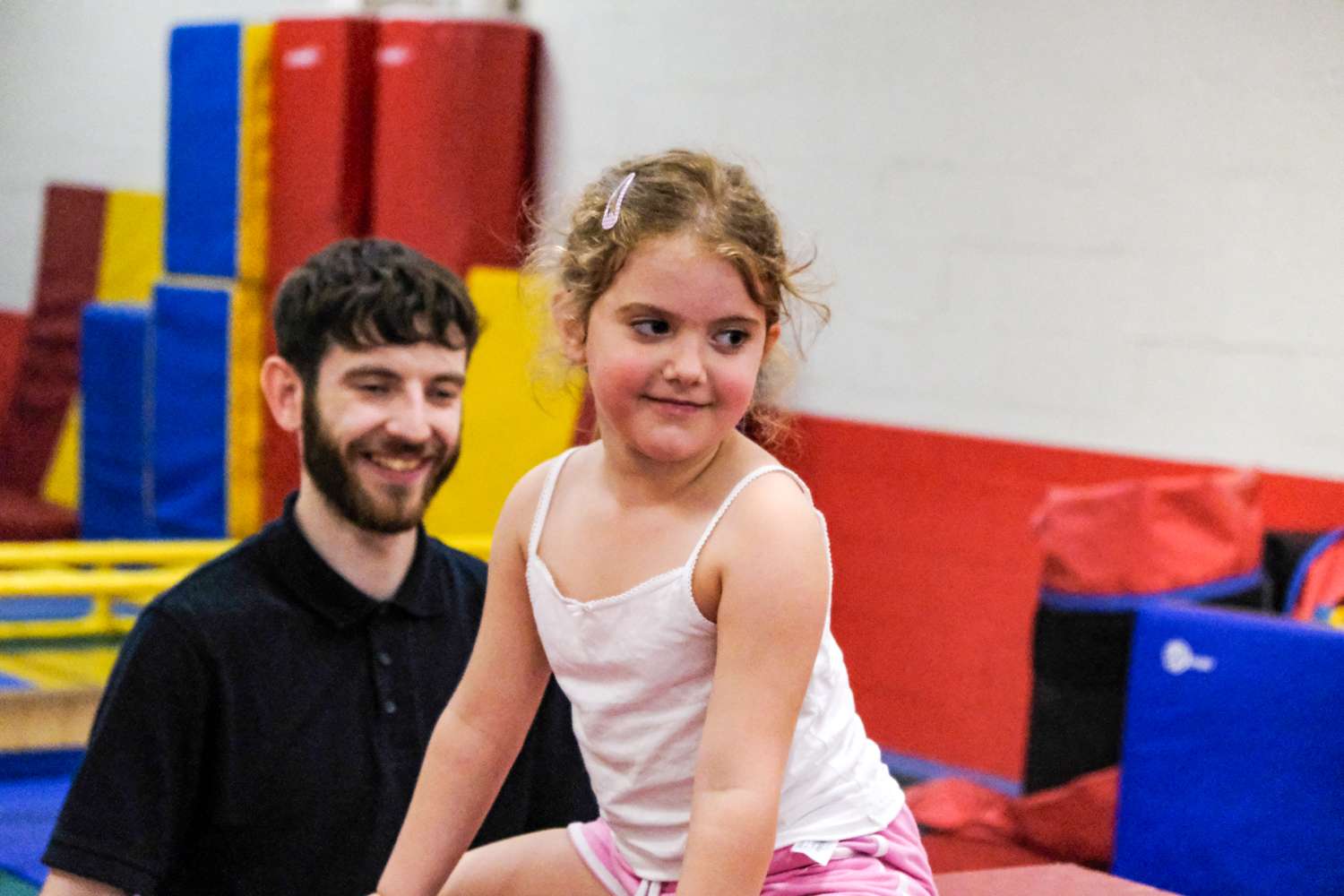 Apprentissage de la gymnastique enfant