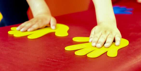 Apprentissage de la gymnastique enfant