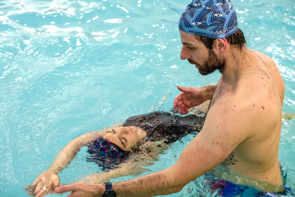 Séances de natation pour bébés